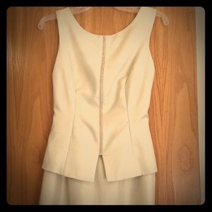 Shimmery light gold dress